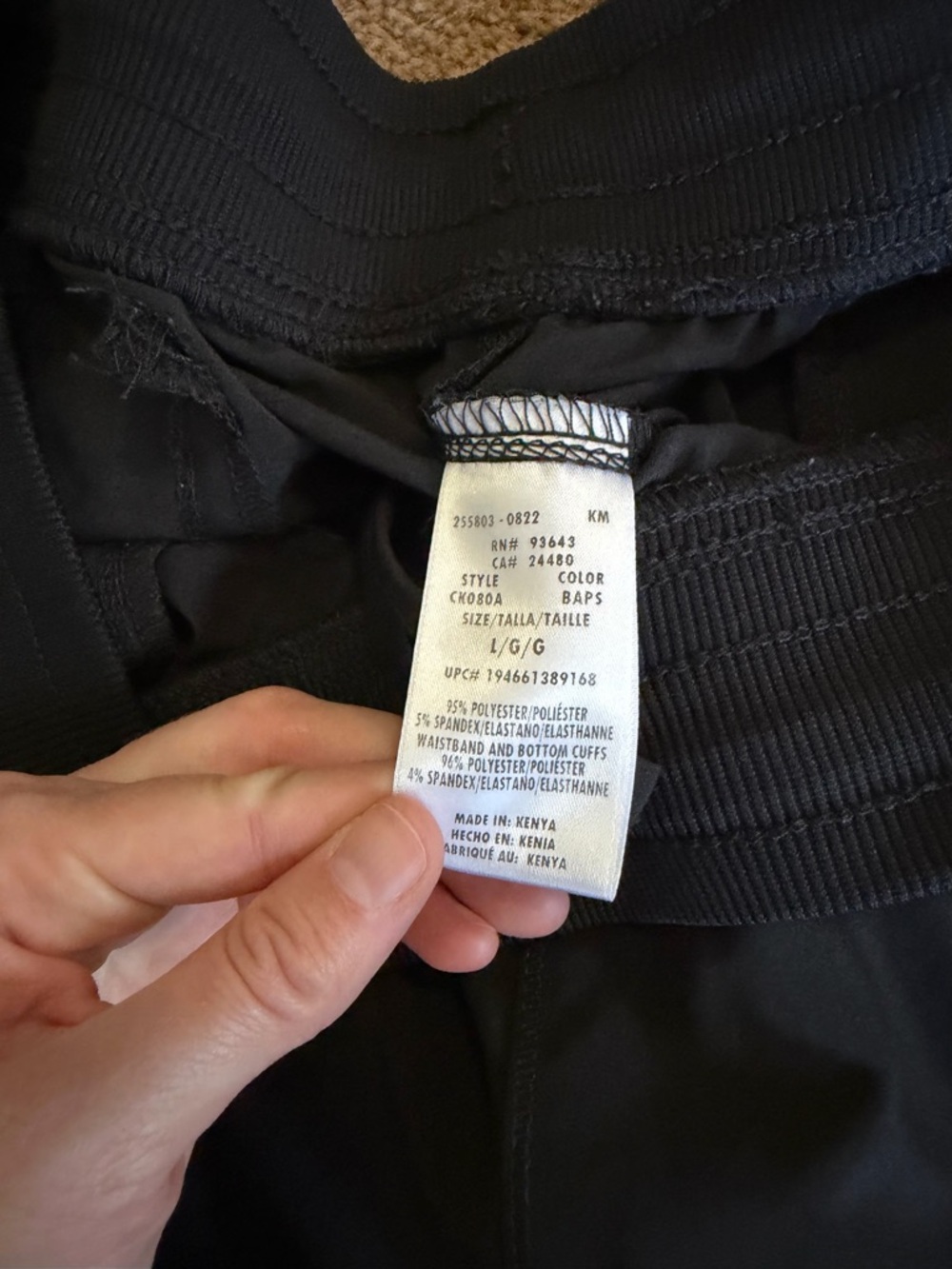 2 Pair Cherokee Infinity Women’s Scrub Jogger Pants Black Size Large Lot - Picture 7 of 7